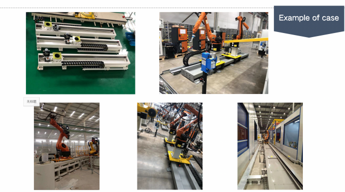 Le rail de guide coopérer avec le robot d'ABB pour assurer l'exactitude et la polyvalence 7 de robot