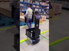 Voiture AMR intelligente: réalisation d'une manutention de matériaux efficace et autonome