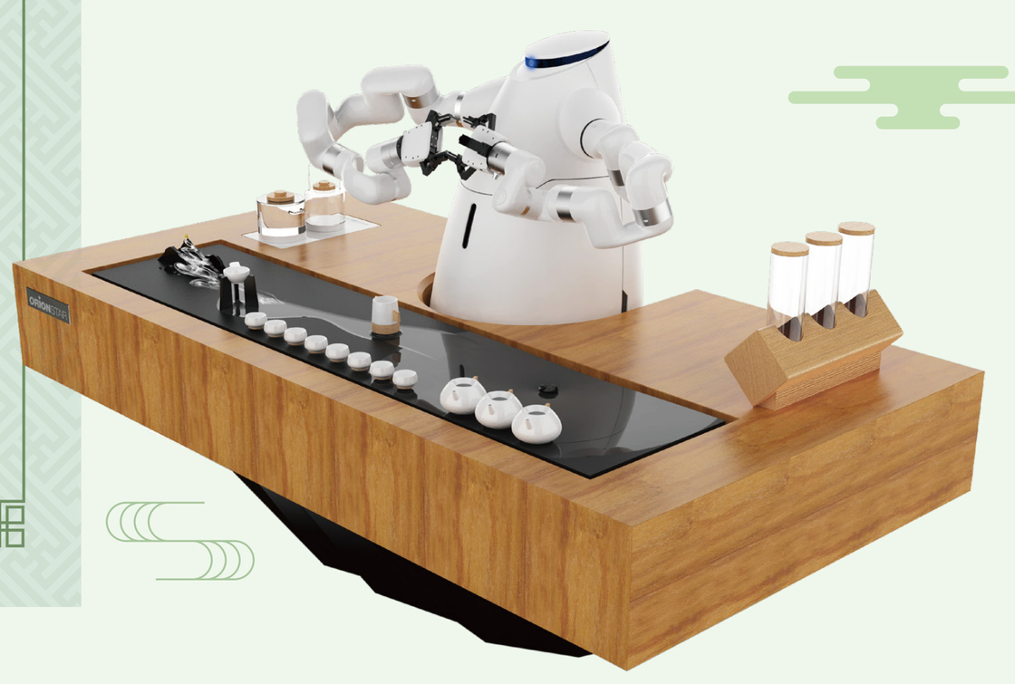 Le robot de machine de café de robot versent au-dessus du thé de bras du humanoïde deux de fabricant de café faisant le robot 200kg