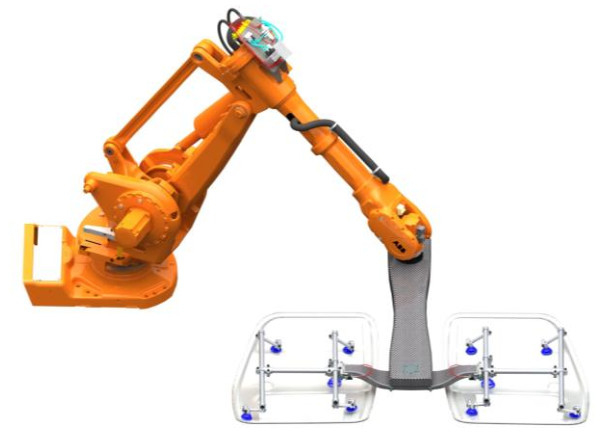 Montage de soudure de bras de robot de Kuka Abb saisissant les panneaux solaires dans l'industrie photovoltaïque comme tournevis