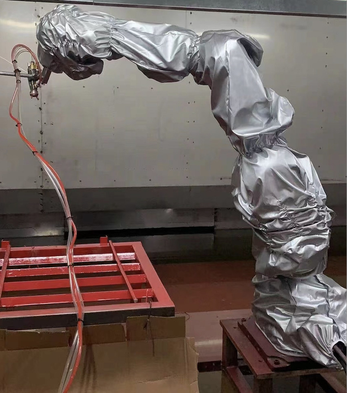 Habillement de systèmes de protection de robot pour l'atelier de pulvérisation de bras de robot d'ABB KUKA
