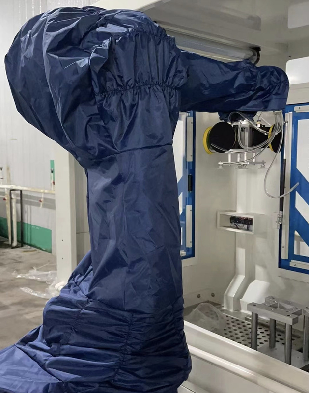 Couverture réutilisable de bras de robot protectrice pour FANUC KUKA dans l'atelier de soufflage de sable