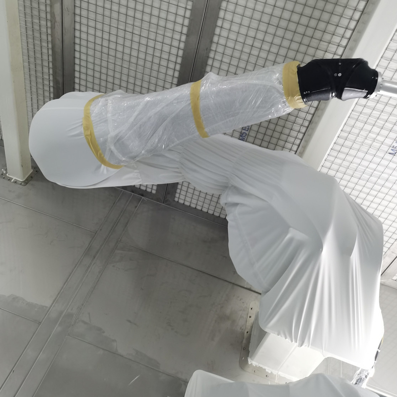 Habillement de protection de couverture de robot d'ABB ignifuge dans l'atelier de peinture d'usine d'automobile