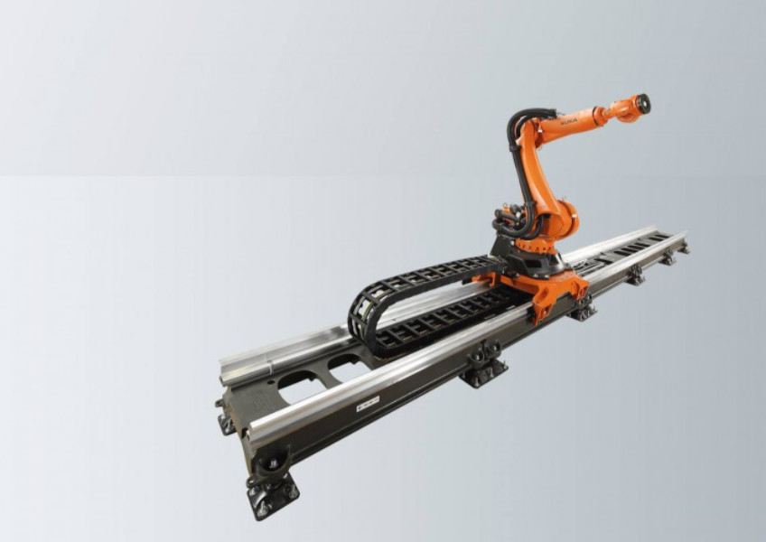 Le grand robot résistant dépiste des rails de guide dans le traitement mécanique Abb rapide simple Irbt