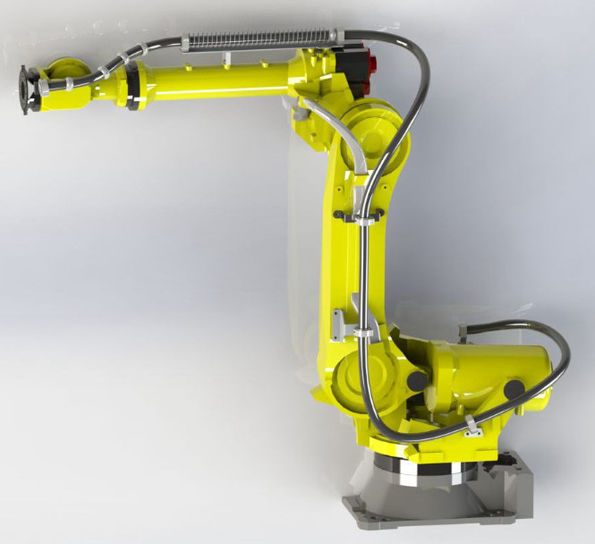 Canalisation de soudure d'axe de la durée de vie de montage de paquet de robe de robot d'ABB 6640 une plus longue une à six