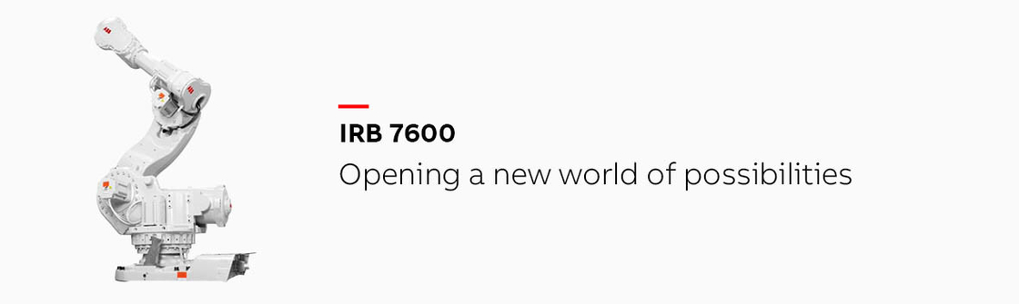 Pulvérisez le bras multi de robot d'Abb pour la charge de soudure 650kg IRB 7600 d'acier au carbone