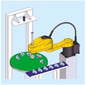 Visuel des prix de bras de robot de Fanuc de solution bas dépistant pour l'objet aléatoire désordonné