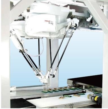Manipulation robotique parallèle de logistique du rayon 800mm de poing de Fanuc d'ensemble de bras du bras 4 DOF de robot