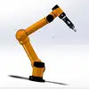 Manipulation des aliments de pince de robot industriel avec l'exactitude de répétition du poids 1kg A d'individu de 0.01mm