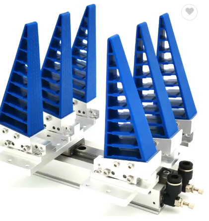 Deux 4 6 pince de robot de 2 doigts pour de petites pièces longueur adaptative flexible de 66 à de 100mm course de 12 à de 64mm