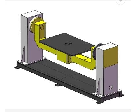Charge biaxiale 100-1000kg d'axe de la plaque tournante 1200x1200 380v 50-60hz de positionneur de robot de soudure d'Abb