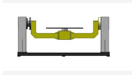 Charge biaxiale 100-1000kg d'axe de la plaque tournante 1200x1200 380v 50-60hz de positionneur de robot de soudure d'Abb