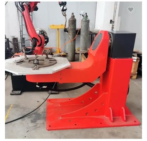 Double positionneur L type positionneur robotique 300KG 450mm de robot d'axe de FANUC de soudure à l'arc électrique
