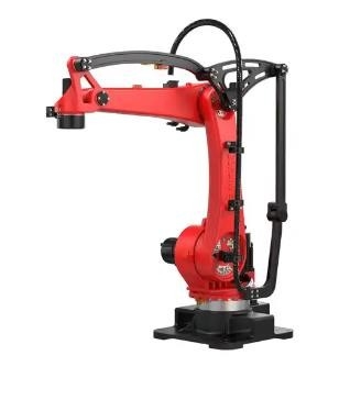Travail en aluminium robotique de forme d'acier inoxydable de système de robot de soudure laser avec le Cabinet de bras de robot électrique