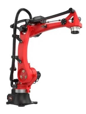 Travail en aluminium robotique de forme d'acier inoxydable de système de robot de soudure laser avec le Cabinet de bras de robot électrique
