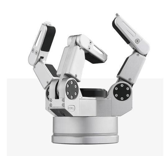 Le système de préhension de robot adaptatif à trois doigts enveloppe facilement le poids de 0,98 kg 60 W