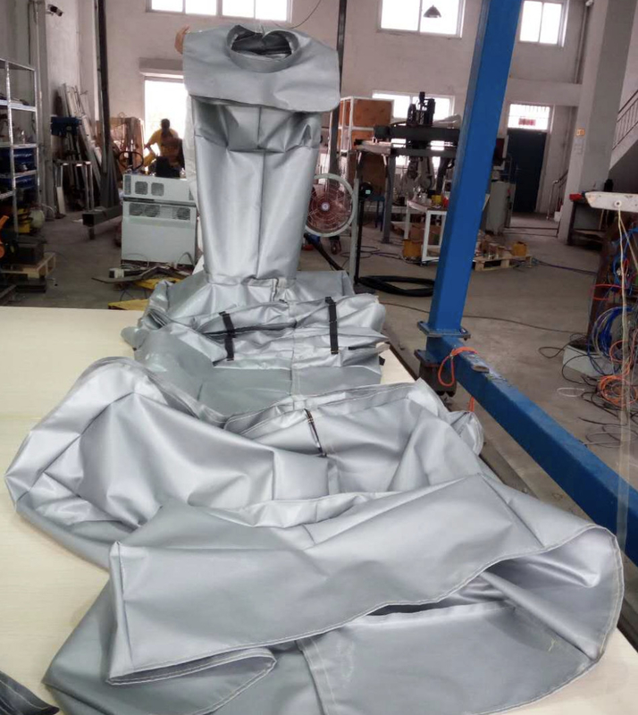 Couvertures d'armure robotique collaborative étanches à l'eau, à l'exclusion des liquides acides et corrosifs