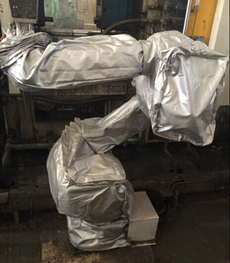 Couverture en PVC en tissu d'Oxford, revêtement de blindage robotique, température de chauffage maximale comprise 60 °C