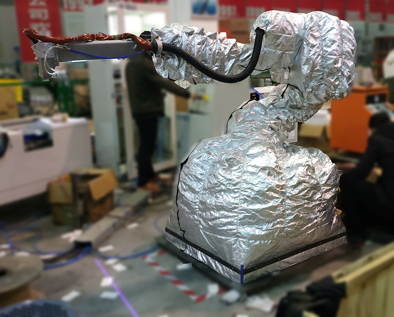 Couverture en PVC en tissu d'Oxford, revêtement de blindage robotique, température de chauffage maximale comprise 60 °C