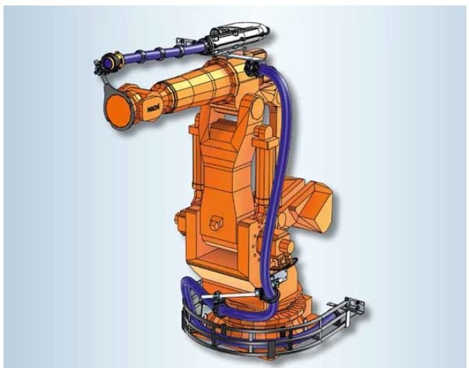Un ensemble de vêtements pour robots de type intégré / divisé avec mode d'installation intégré 20 kg de poids