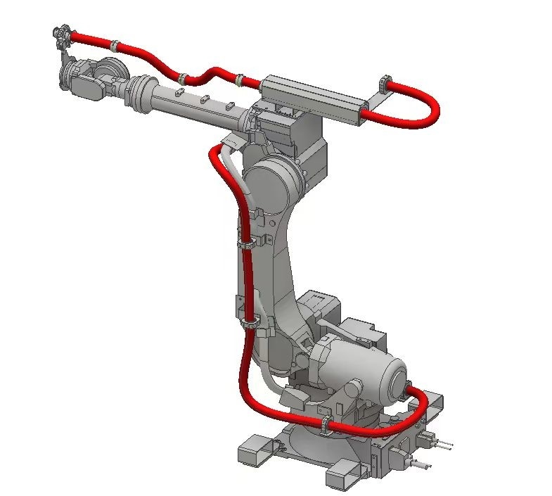 Un ensemble de vêtements pour robots de type fractionné pour le soudage de diamètre intérieur 48 cm