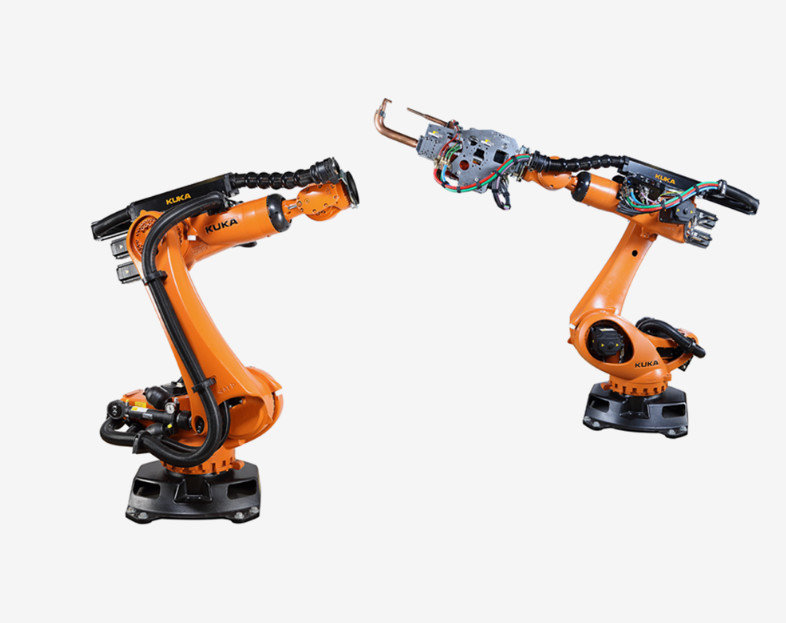 Boîte de déploiement à barres droites en forme de robotte pour FANUC 165F ABB 6700 et KUKA KR210