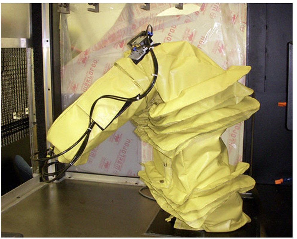 Couvertures de protection pour robots industriels étanches à l'eau et à la poussière pour ABB FANUC KUKA YASKAWA UR Fermeture éclair Velcro