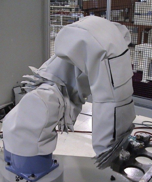 Couvertures de protection pour robots industriels étanches à l'eau et à la poussière pour ABB FANUC KUKA YASKAWA UR Fermeture éclair Velcro